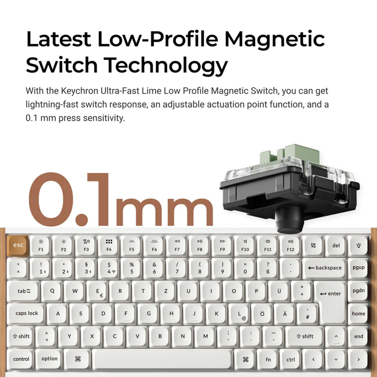 Keychron K3 HE Wireless Magnetic Switch Custom Keyboard ISO Layout Collection