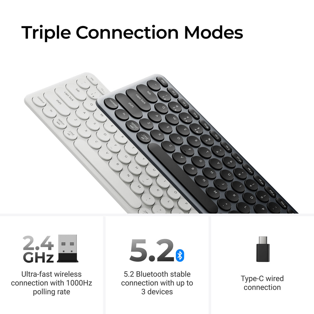 Keychron B4 Pro Ultra-Slim Wireless Keyboard (US ANSI Layout)