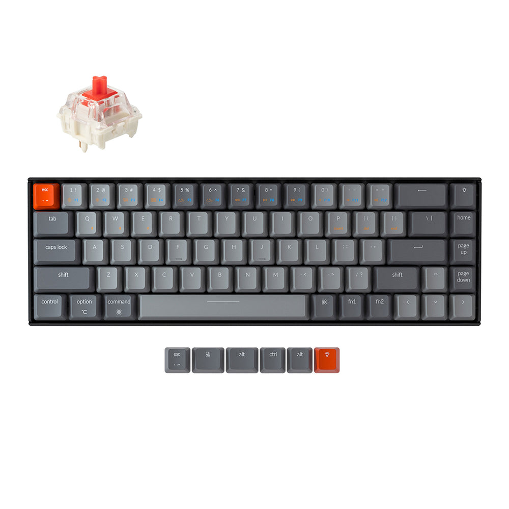 Keychron K6 Wireless Mechanical Keyboard (US ANSI Layout)