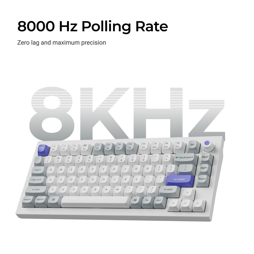 Keychron Q1 HE 8K Magnetic Switch Wired Keyboard (US ANSI Layout)
