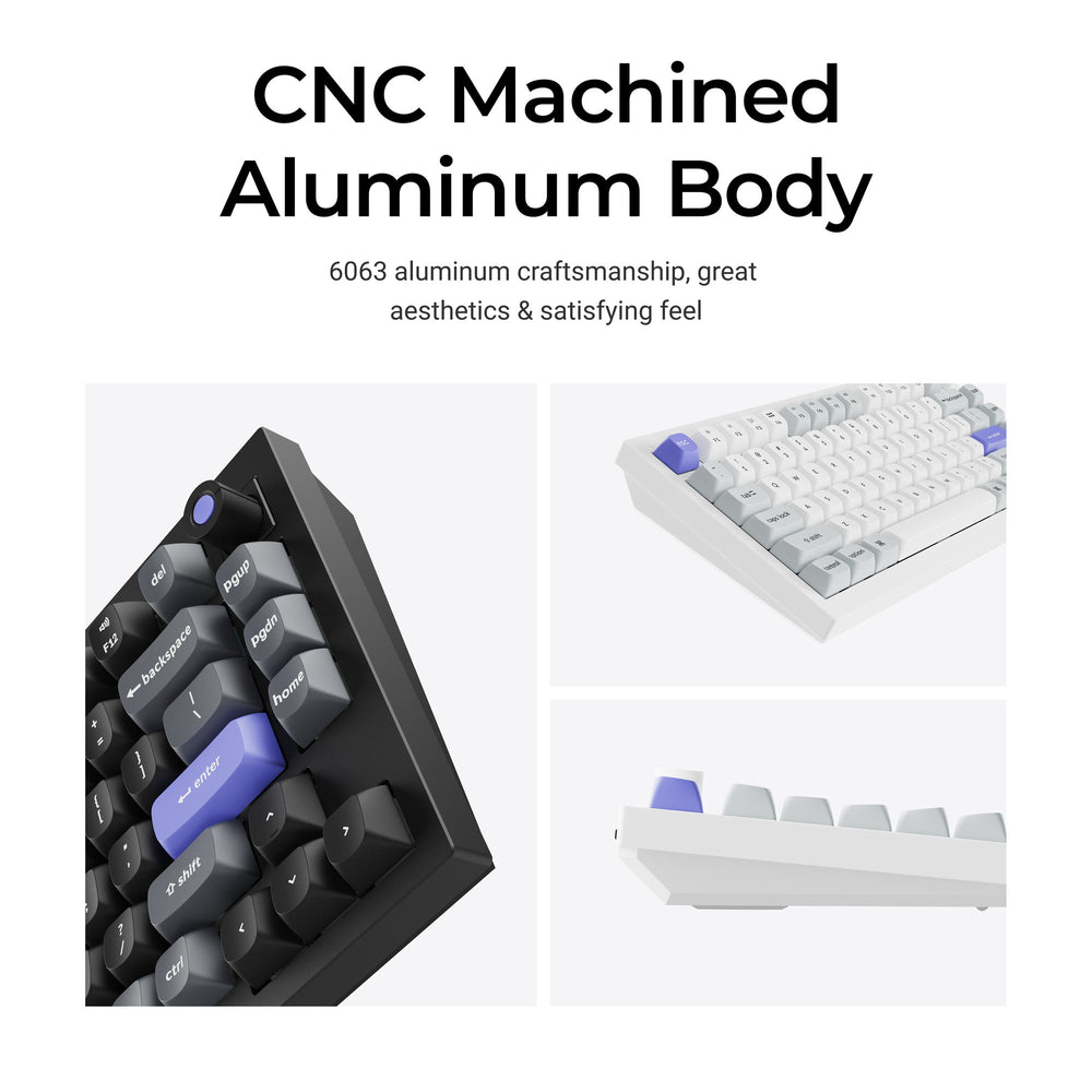 Keychron Q1 HE 8K Magnetic Switch Wired Keyboard (US ANSI Layout)