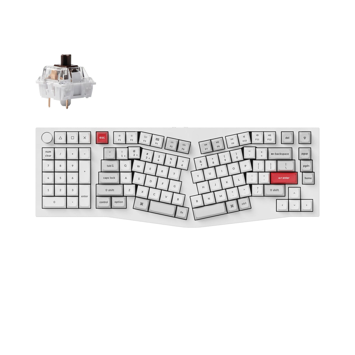 Keychron Q14 Pro (Alice Layout) QMK/VIA Wireless Custom Mechanical Keyboard