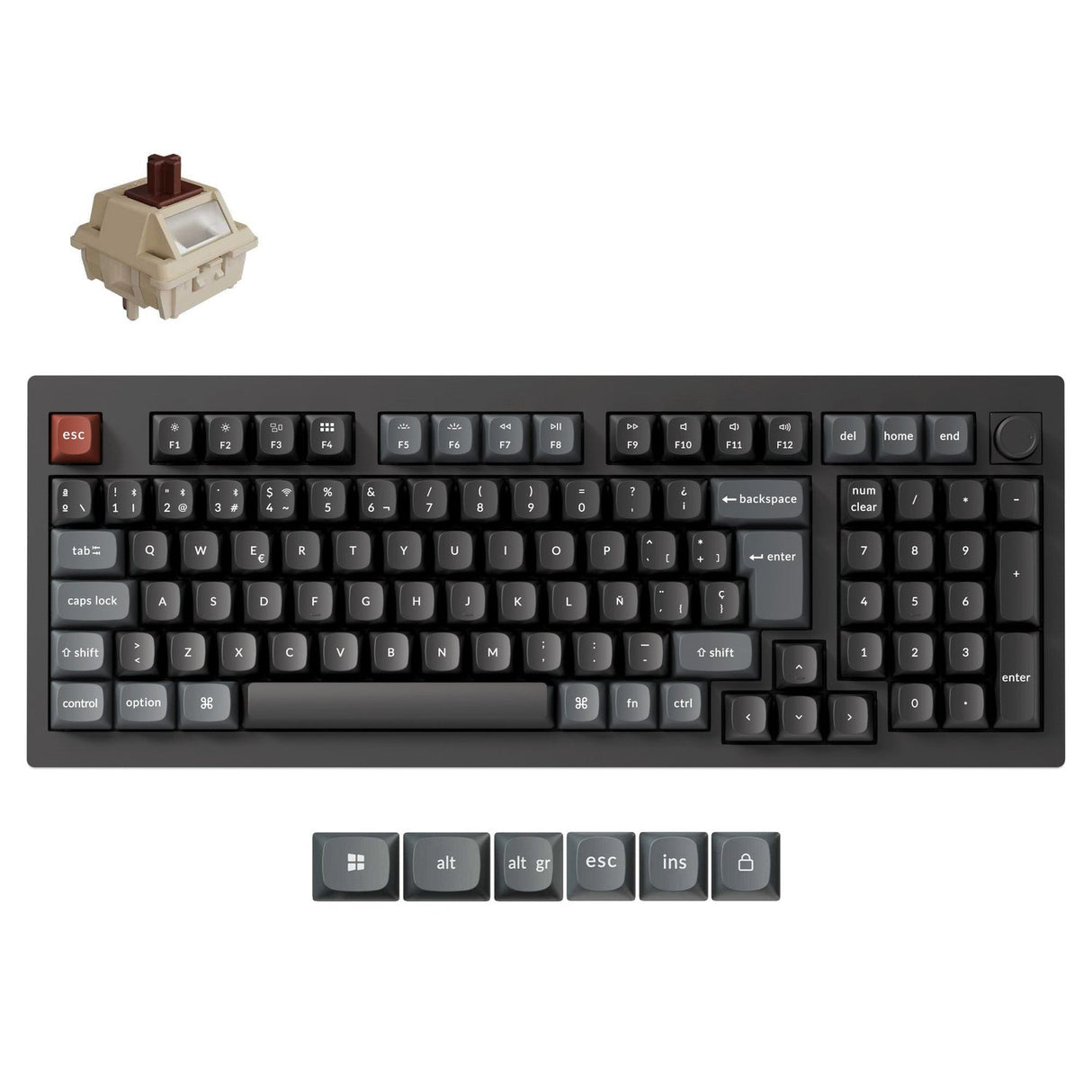 Keychron V5 Ultra 8K Wireless Custom Mechanical Keyboard ISO Layout Collection