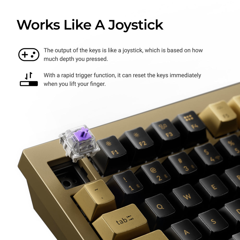 Keychron Q1 HE QMK Wireless Custom Keyboard - Copper Edition
