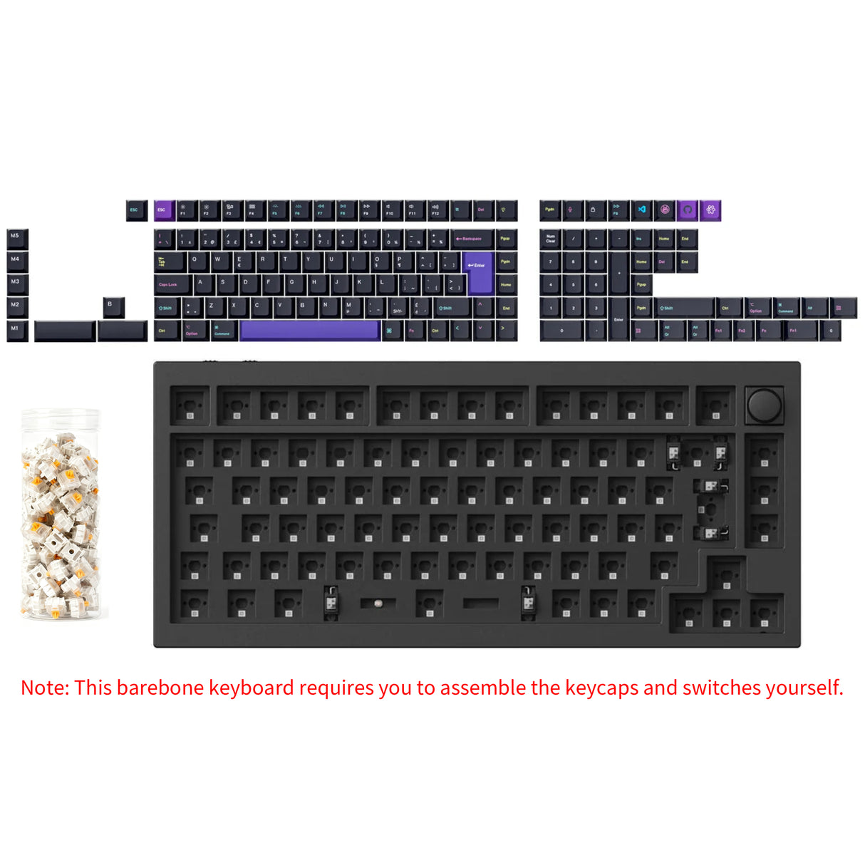 Keychron Q1 HE QMK Wireless Custom Keyboard ISO Layout Collection