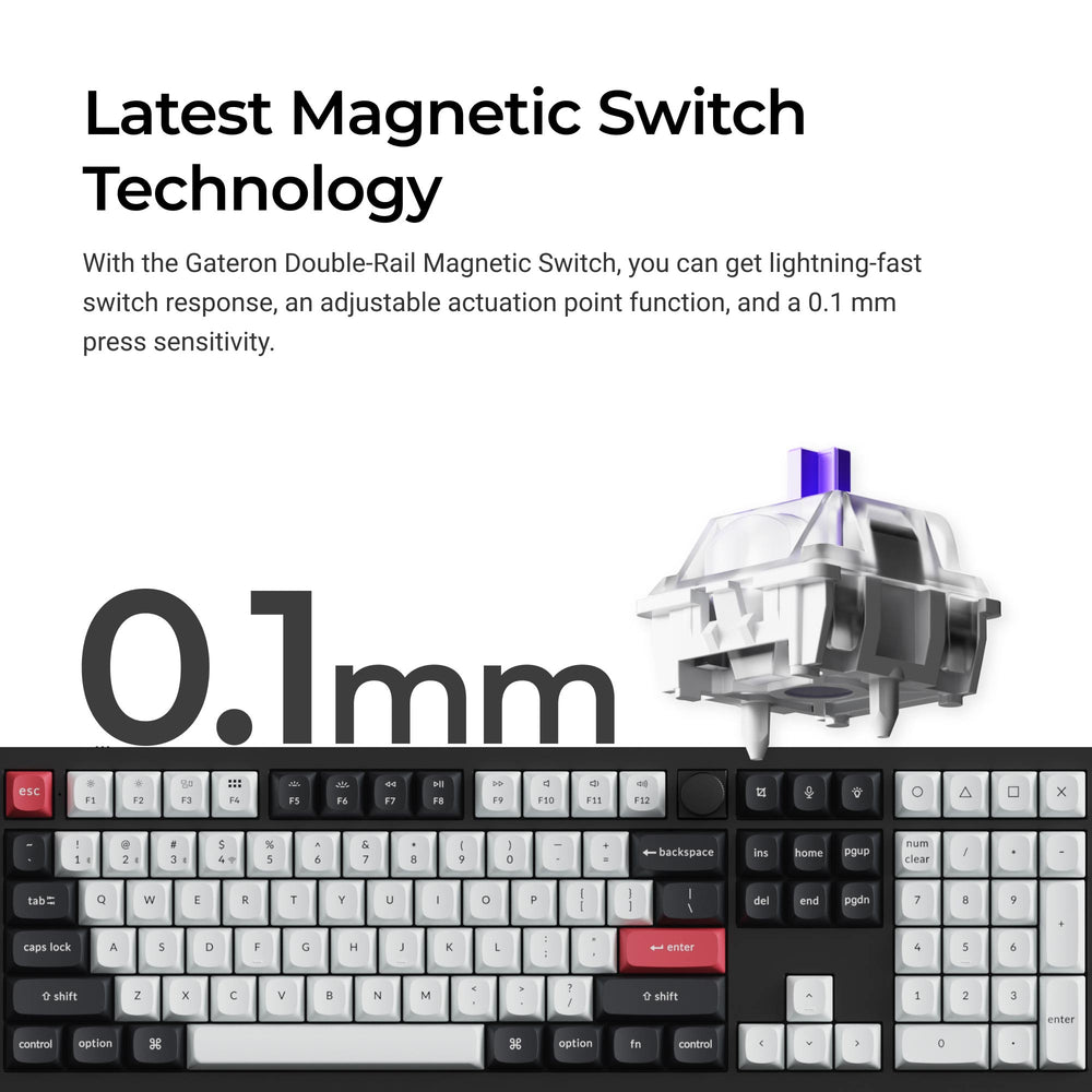 Keychron Q6 HE QMK Wireless Custom Keyboard ISO Layout Collection