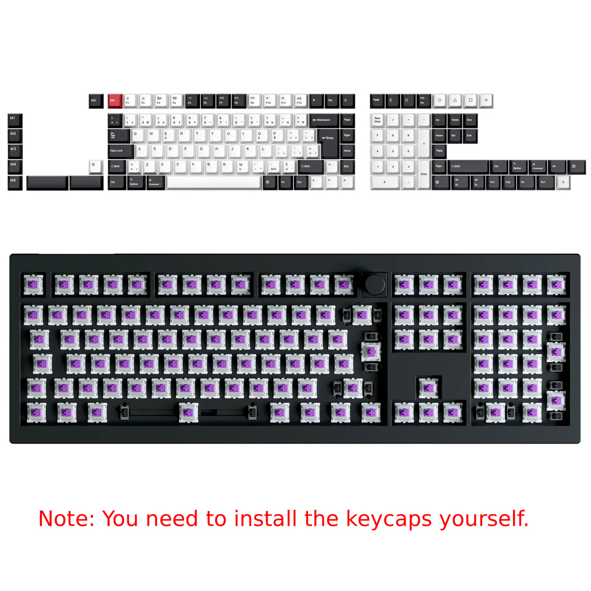 Keychron Q6 HE QMK Wireless Custom Keyboard ISO Layout Collection