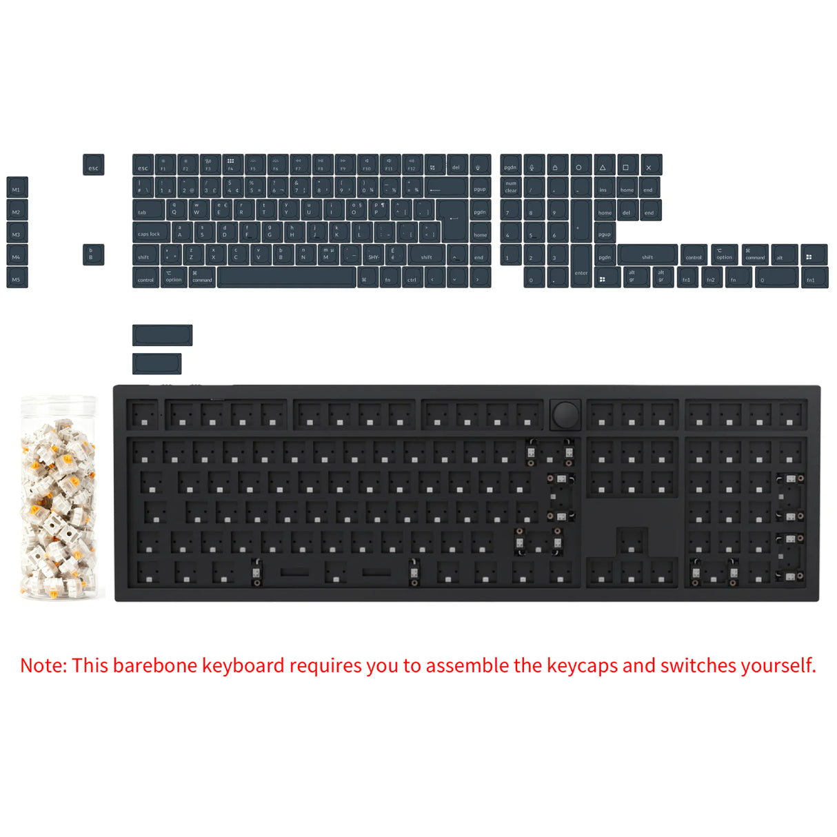 Keychron Q6 HE QMK Wireless Custom Keyboard ISO Layout Collection