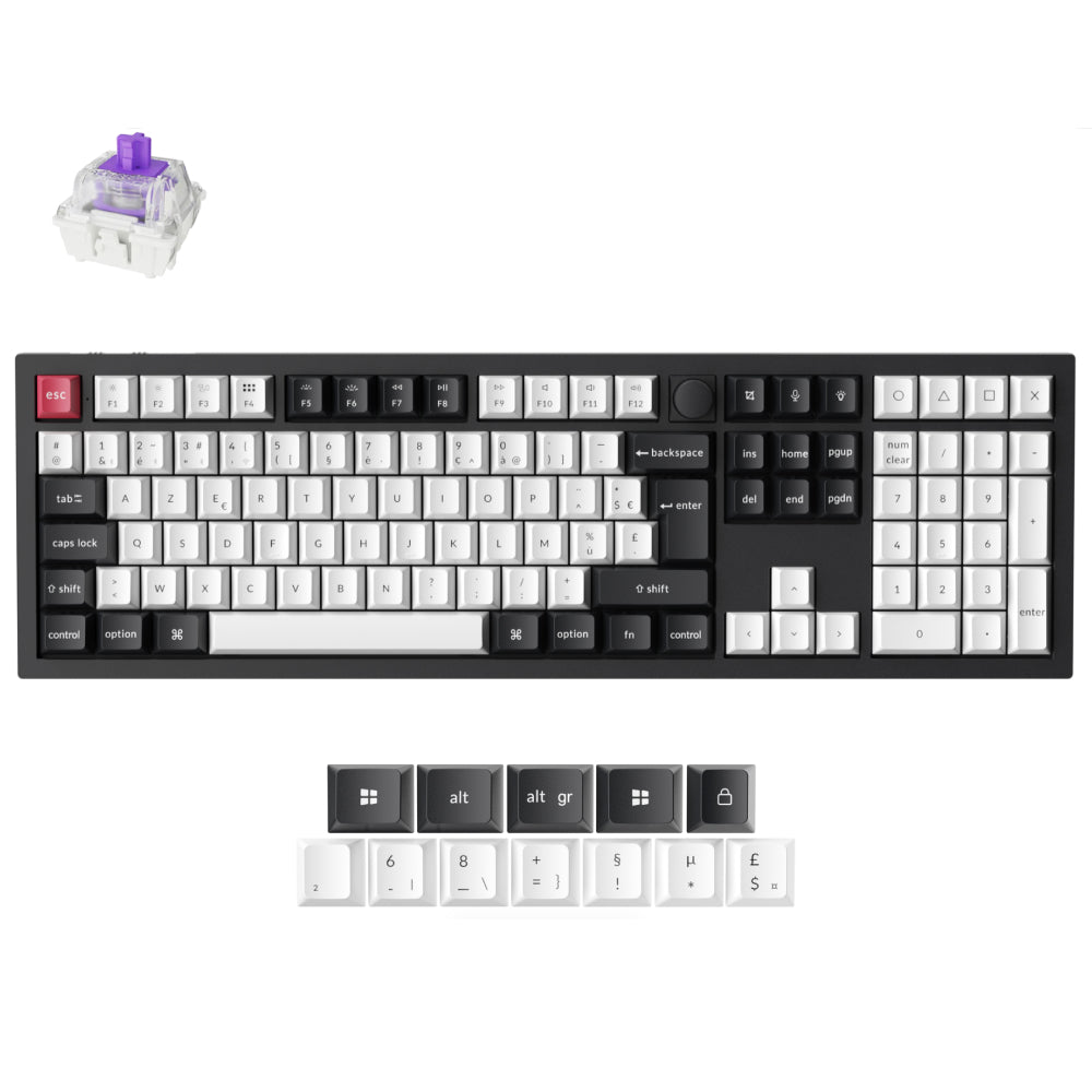 Keychron Q6 HE QMK Wireless Custom Keyboard ISO Layout Collection