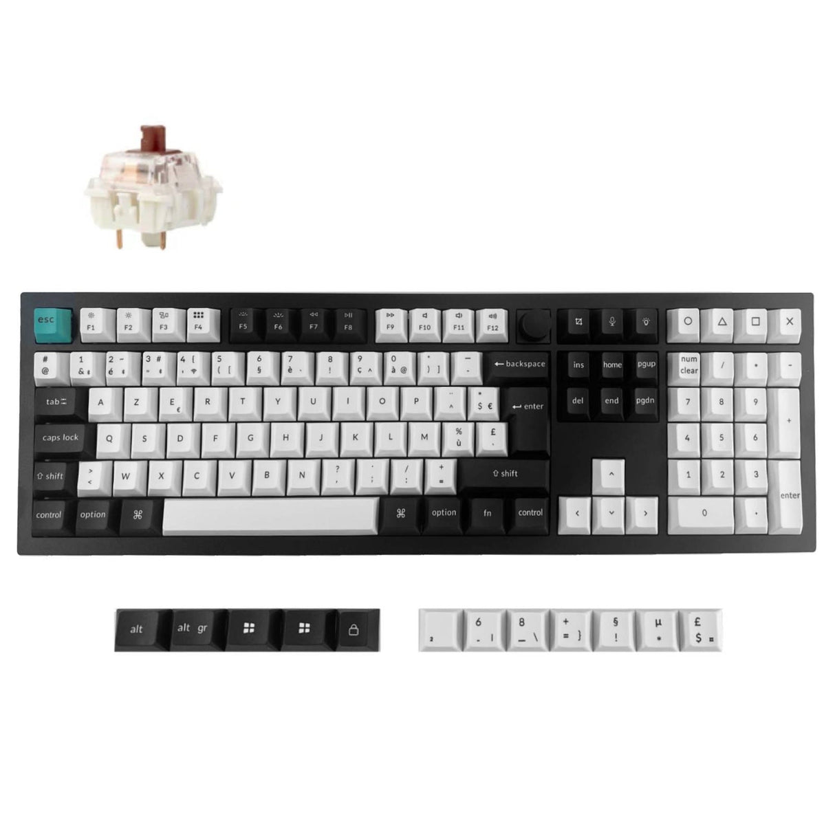 Keychron Q6 Max QMK/VIA Wireless Custom Mechanical Keyboard ISO Layout Collection