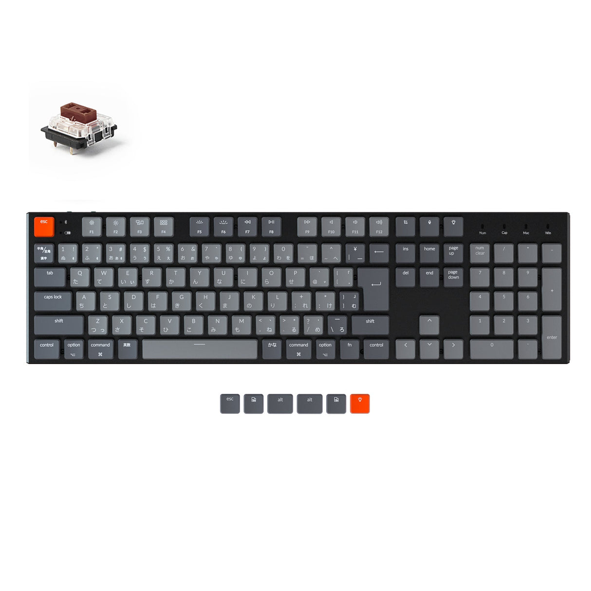 Keychron K1 Wireless Mechanical Keyboard (Japan JIS Layout) - Version 4