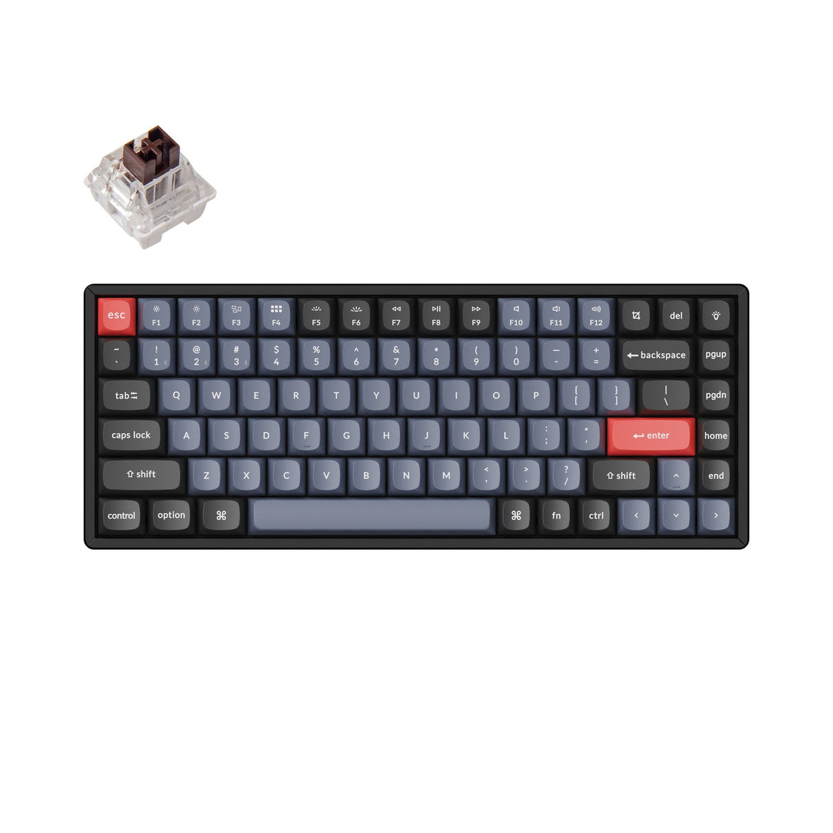 Keychron K2 Pro QMK/VIA Wireless Mechanical Keyboard (US ANSI Layout)
