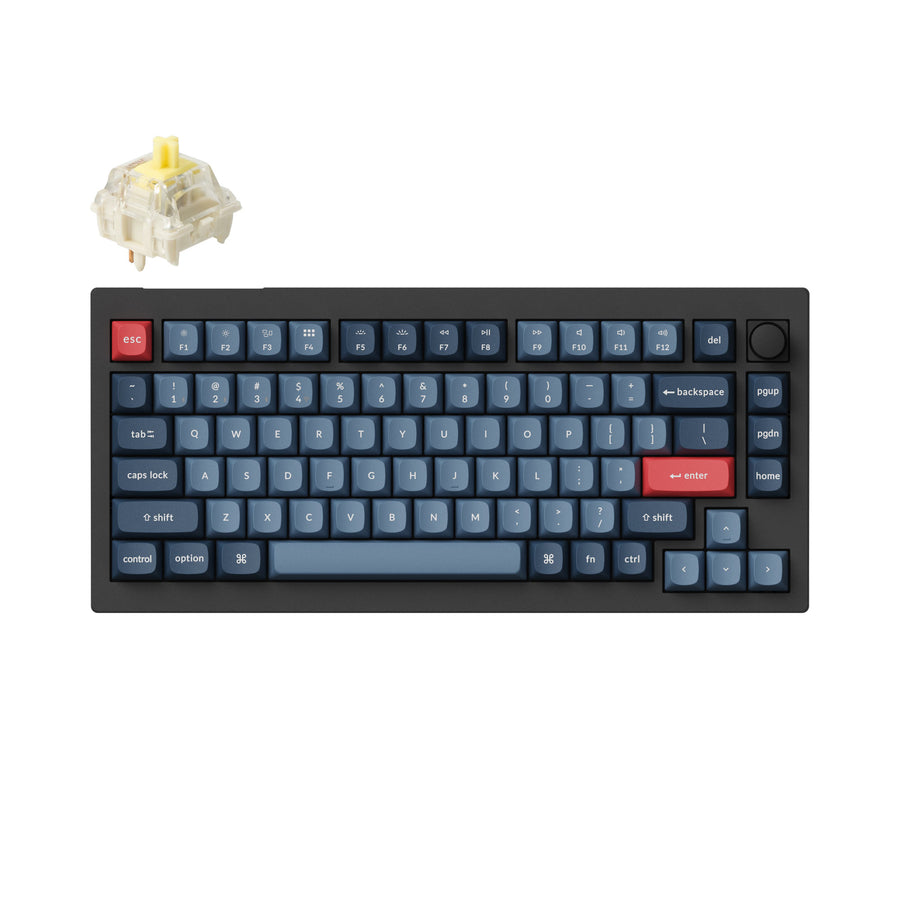 Keychron V1 Max QMK/VIA Wireless Custom Mechanical Keyboard (US ANSI Layout)
