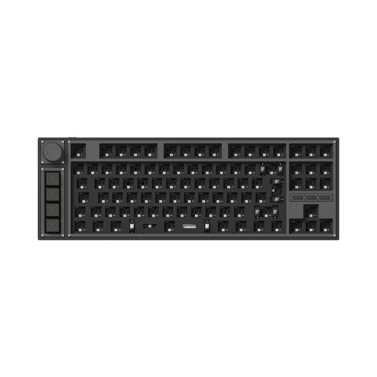 Lemokey L3 QMK/VIA Wireless Custom Mechanical Keyboard (US ANSI Layout)