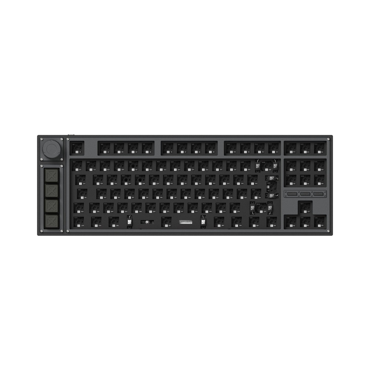 Lemokey L3 QMK/VIA Wireless Custom Mechanical Keyboard (US ANSI Layout)