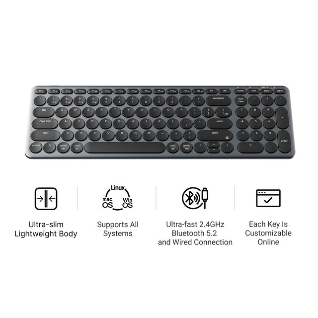 Keychron B4 Pro Ultra-Slim Wireless Keyboard (US ANSI Layout)