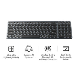 Keychron B4 Pro Ultra-Slim Wireless Keyboard (US ANSI Layout)