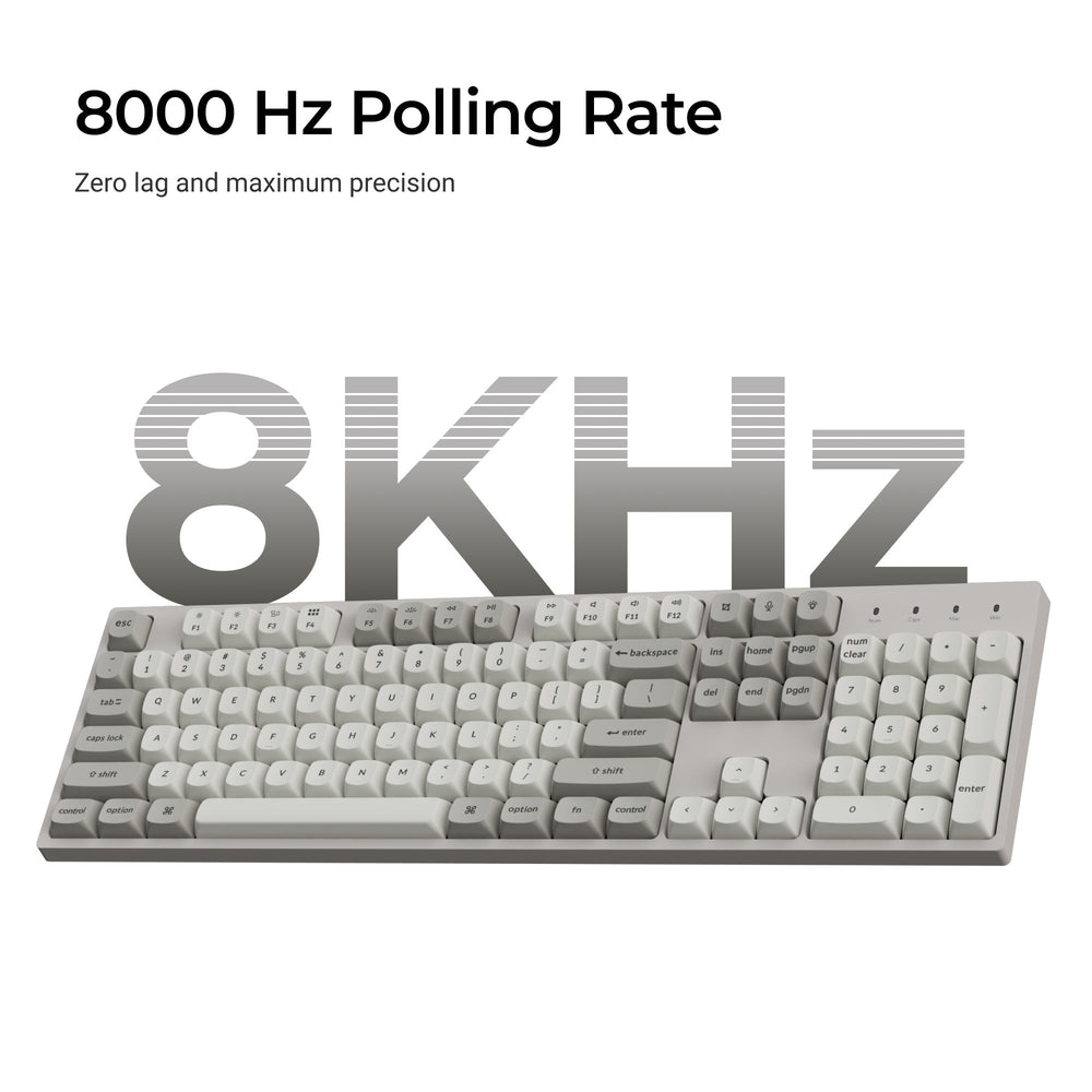Keychron C2 Pro 8K QMK Wired Custom Mechanical Keyboard (US ANSI Layout)