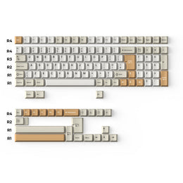 Cherry Profile Double - Shot PBT Full Set Keycaps - Camel