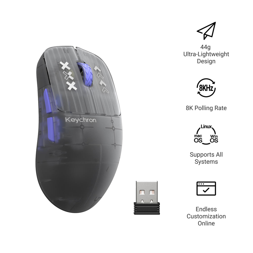 Keychron Mouse Adapter Keychron G3 Ultra Light Wireless Mouse – Keychron Canada