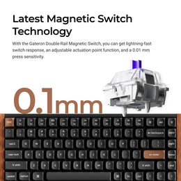 Combo: Keychron K2 HE Wireless Custom Keyboard + Silicone Palm Rest