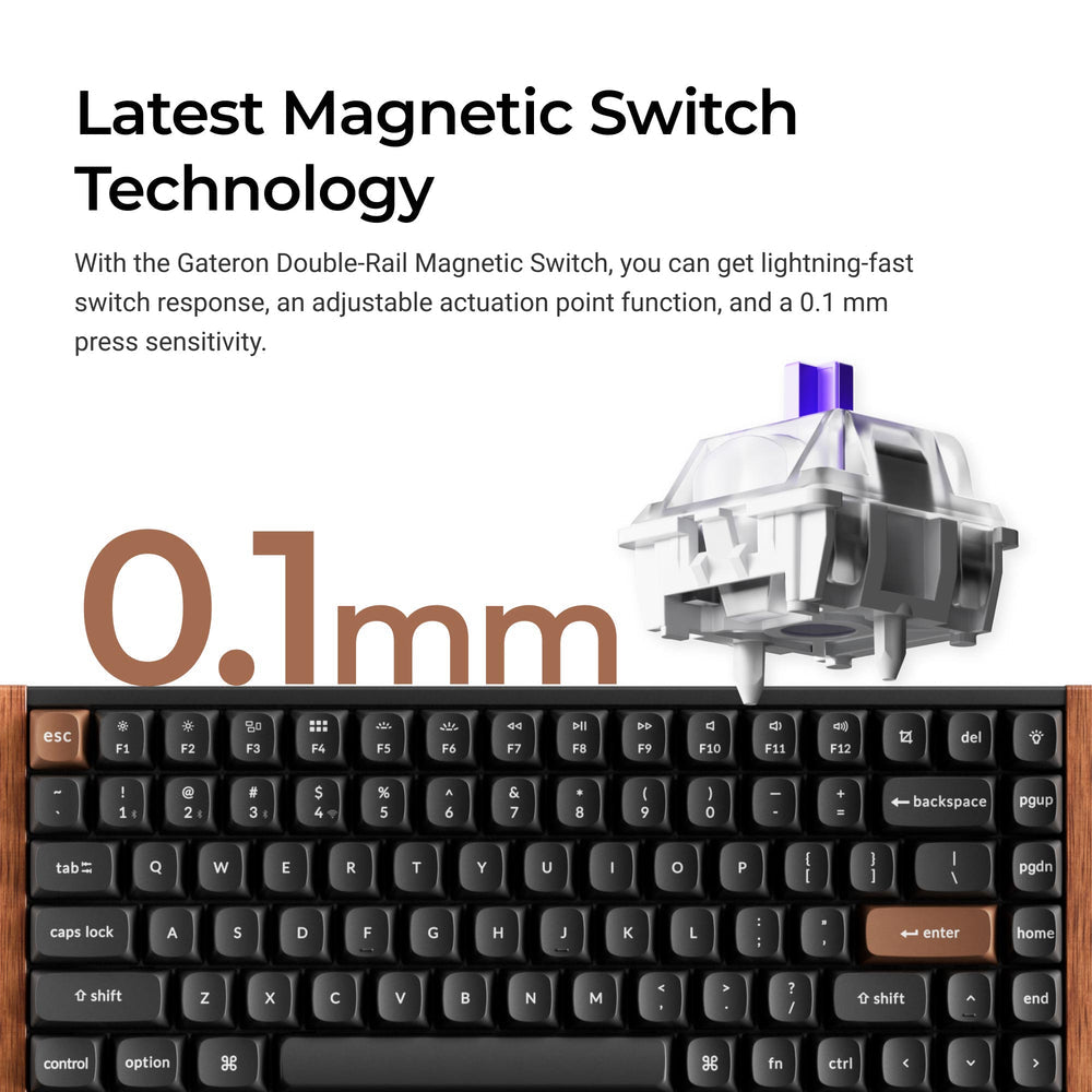 Keychron K2 HE Wireless Magnetic Switch Custom Keyboard ISO Layout Collection