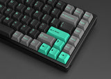 Cherry Profile Double - Shot PBT Full Set Keycaps - Hacker Mint