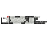 ISO Layout Profile Dye-Sub PBT Full Keycap Set - Black and White