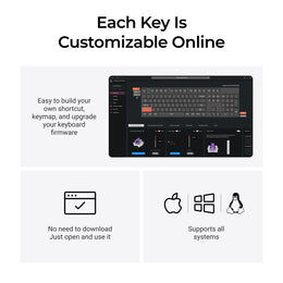 Keychron K10 HE Wireless Magnetic Switch Custom Keyboard ISO Layout Collection