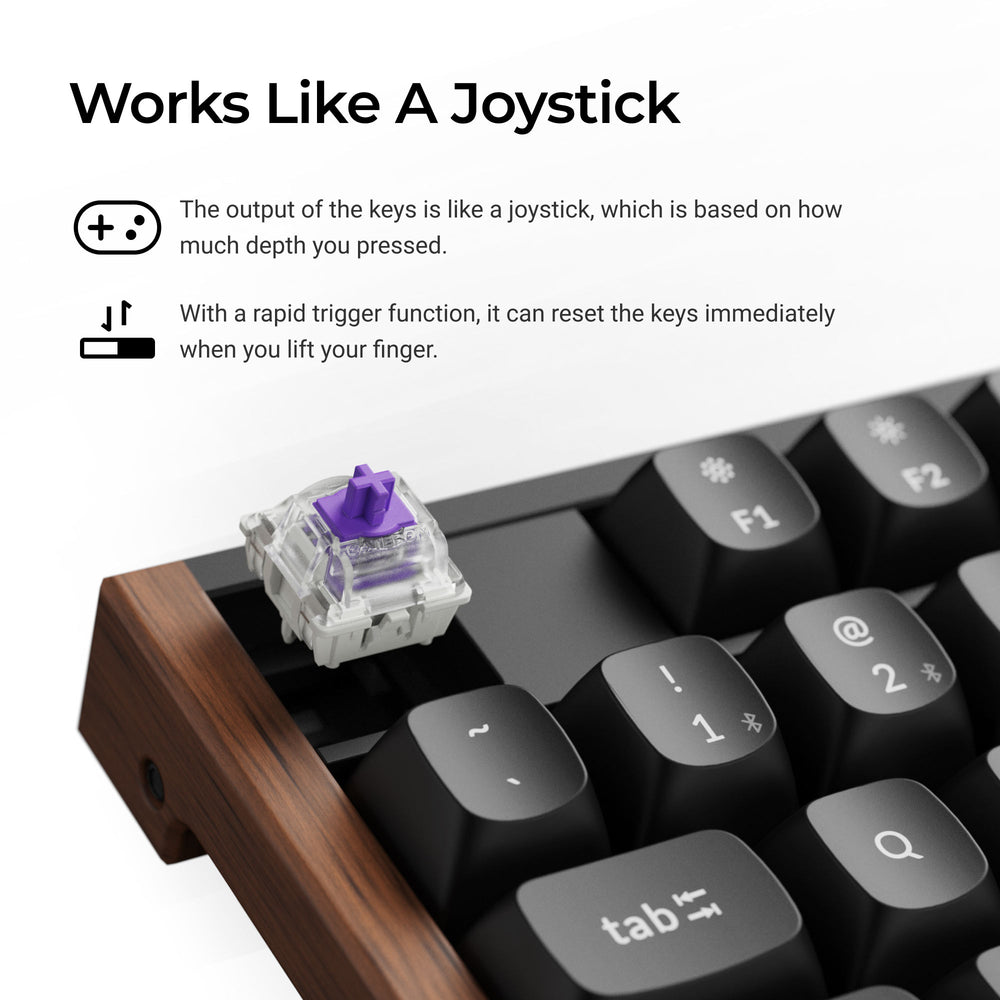 Keychron K10 HE Wireless Magnetic Switch Custom Keyboard (US ANSI Layout)