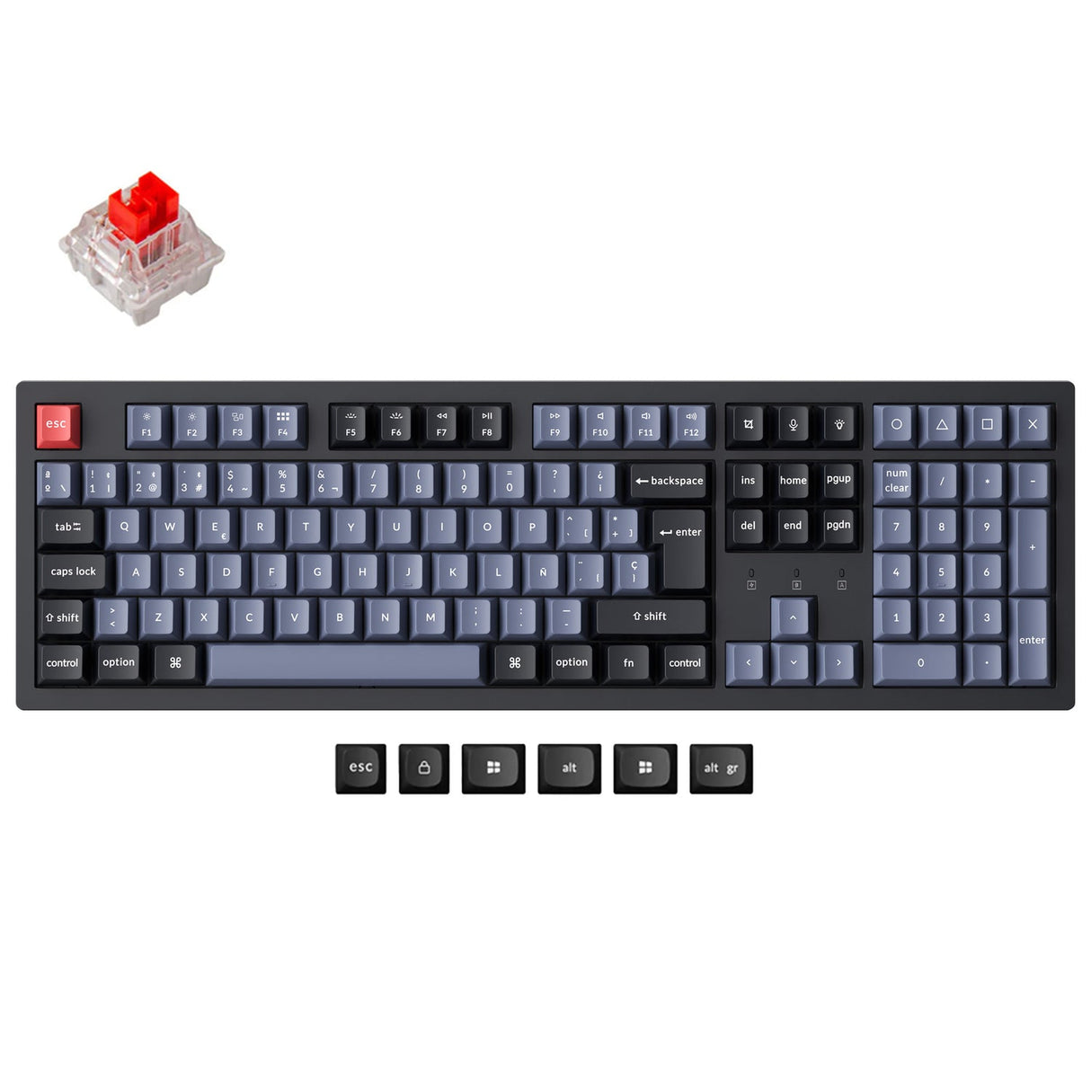 Keychron K10 Pro QMK/VIA Wireless Mechanical Keyboard ISO Layout Collection