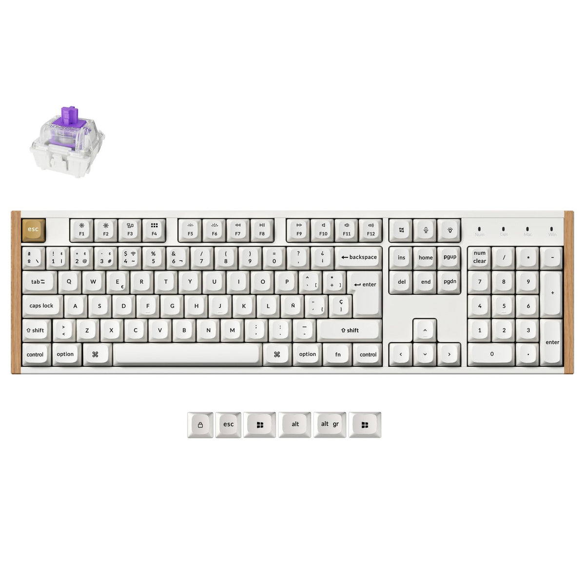 Keychron K10 HE Wireless Magnetic Switch Custom Keyboard ISO Layout Collection