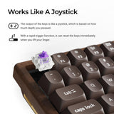 Keychron K2 HE Wireless Magnetic Switch Custom Keyboard (All-Wood Special Edition)  (US ANSI Layout)