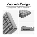 Keychron K2 HE Wireless Magnetic Switch Custom Keyboard - Concrete Edition (US ANSI Layout)