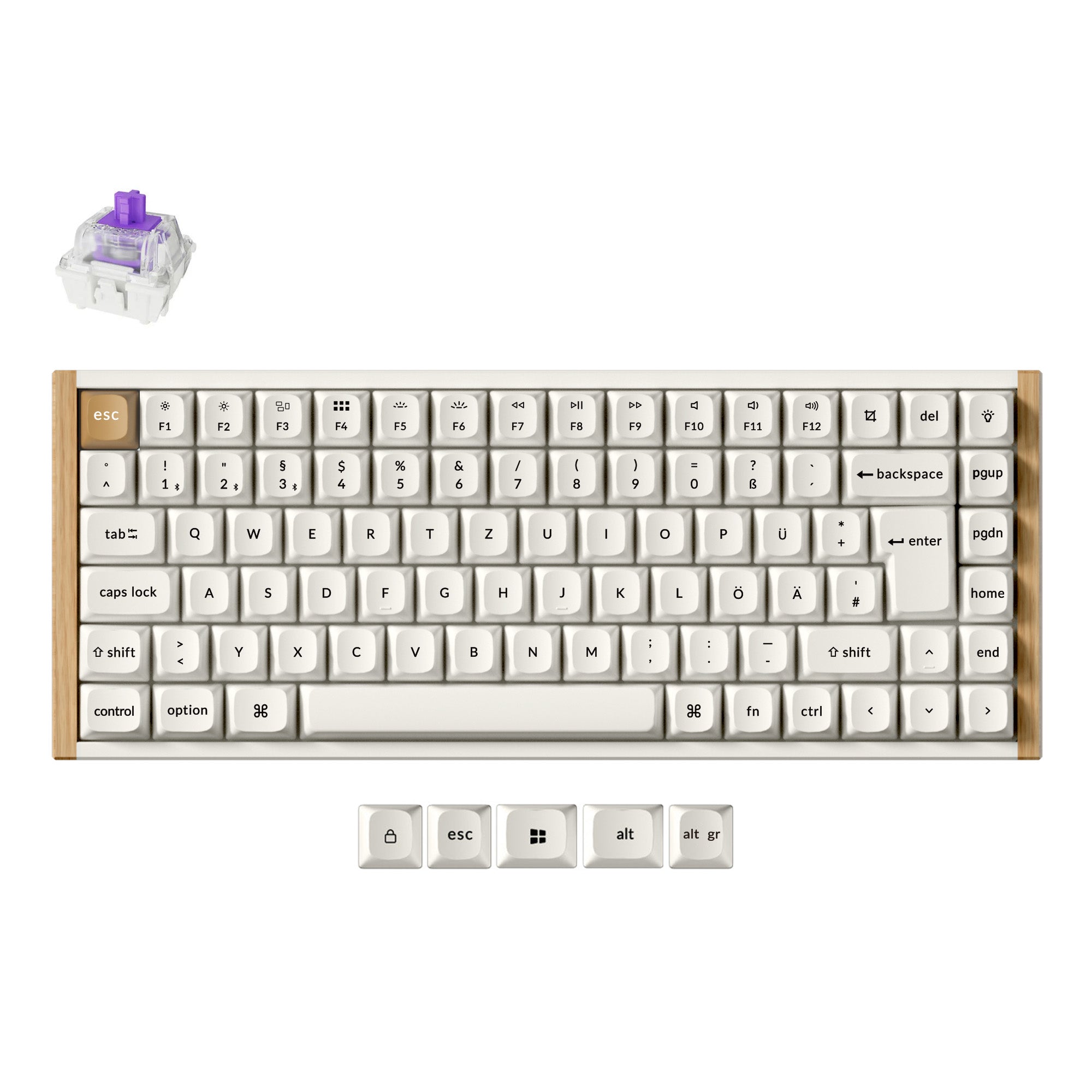 Keychron K2 HE Wireless Magnetic Switch Custom Keyboard ISO Layout Collection