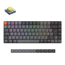 Keychron K3 Max QMK/VIA Wireless Custom Mechanical Keyboard ISO Layout Collection