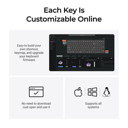 Keychron K4 HE Wireless Magnetic Switch Custom Keyboard (US ANSI Layout)