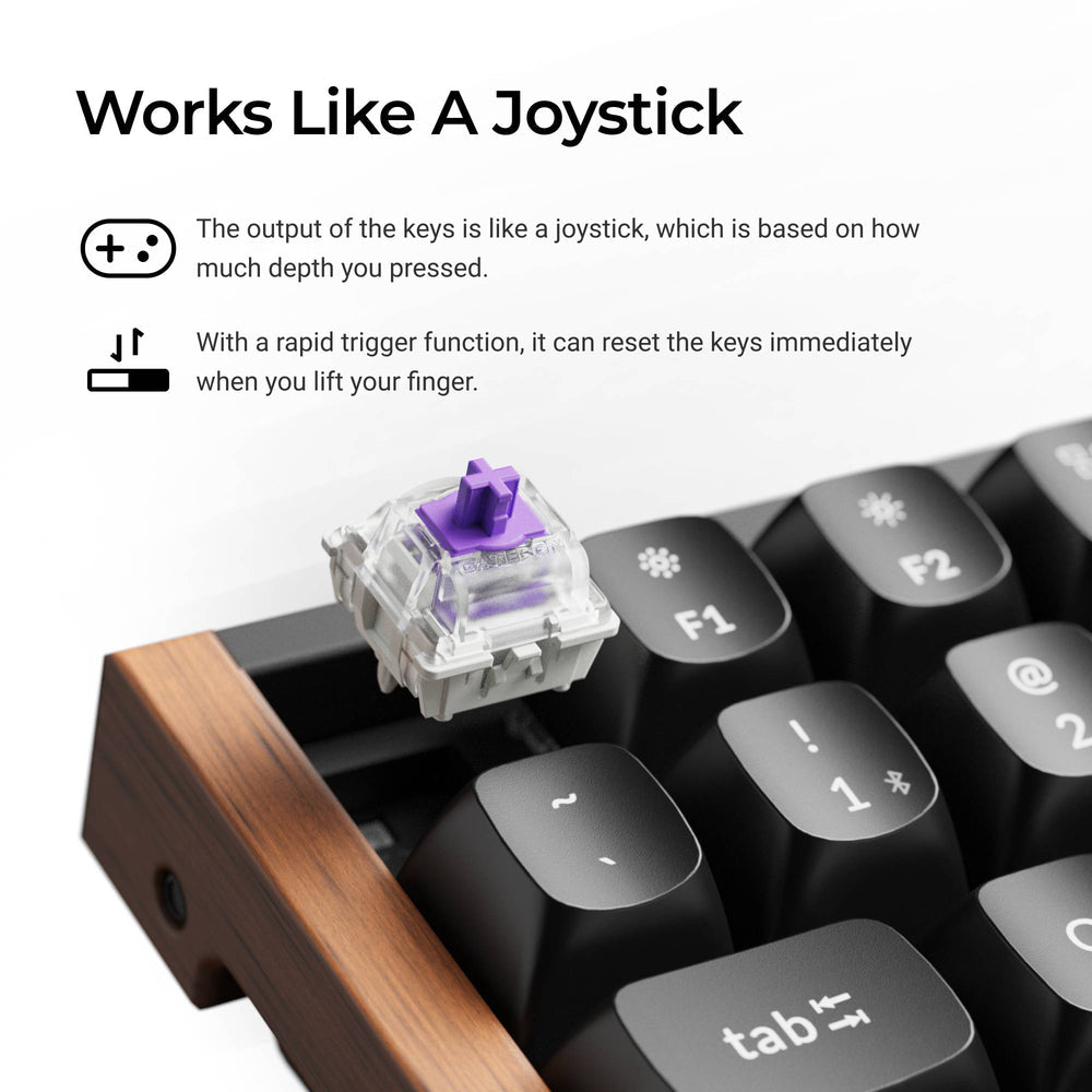 Keychron K4 HE Wireless Magnetic Switch Custom Keyboard (US ANSI Layout)