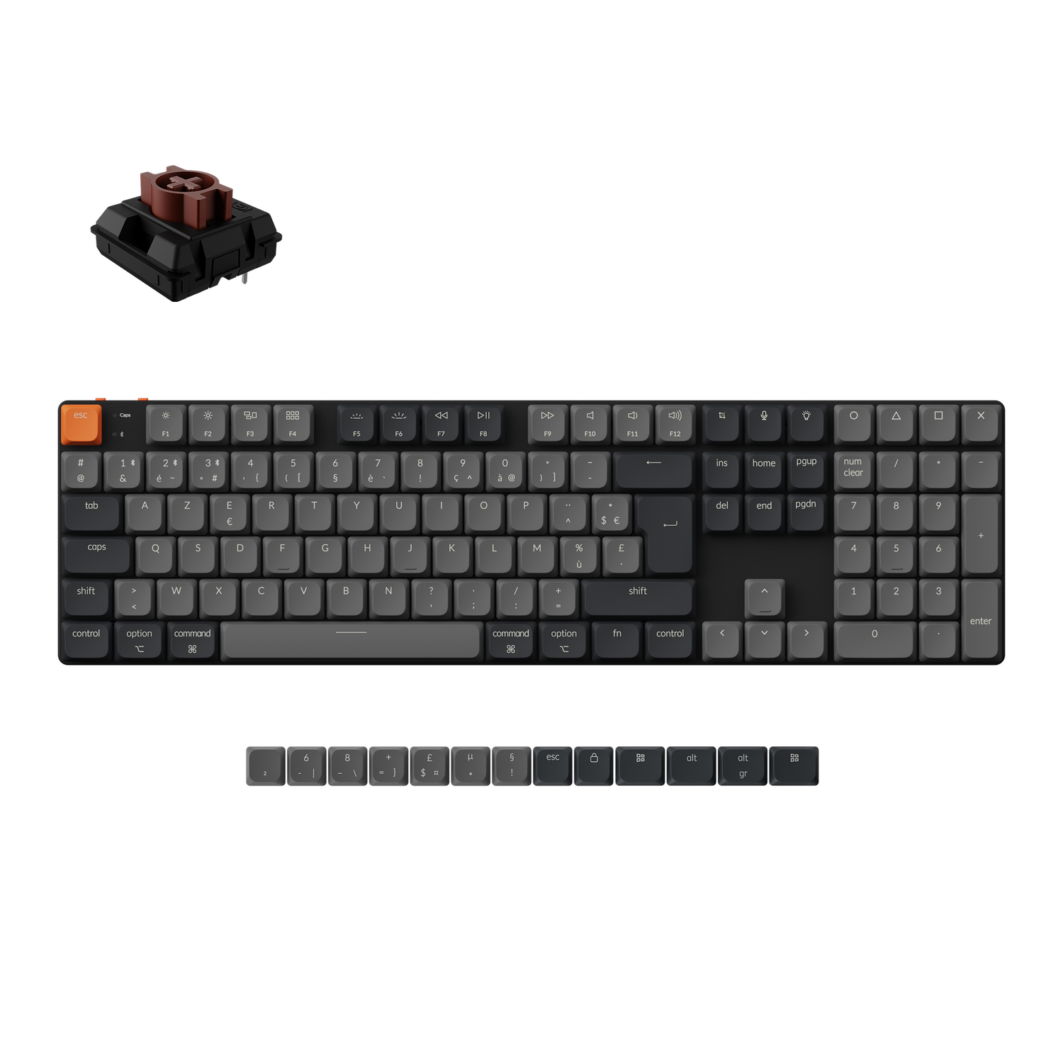 Keychron K5 QMK Wireless Mechanical Keyboard (ISO Layout) - Version 2