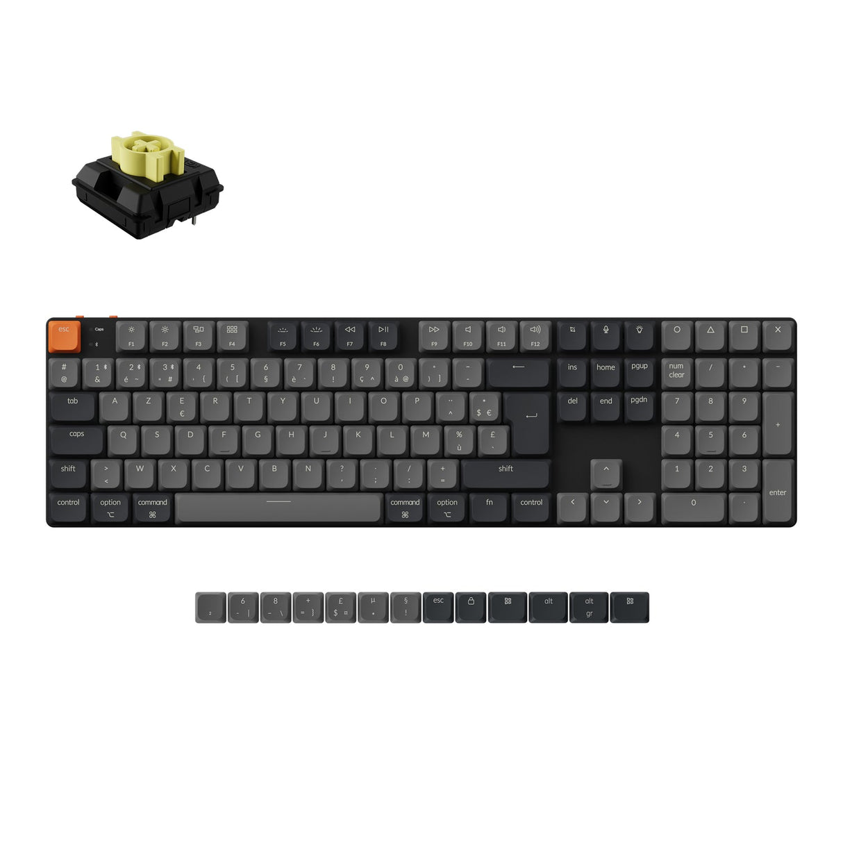 Keychron K5 QMK Wireless Mechanical Keyboard (ISO Layout) - Version 2