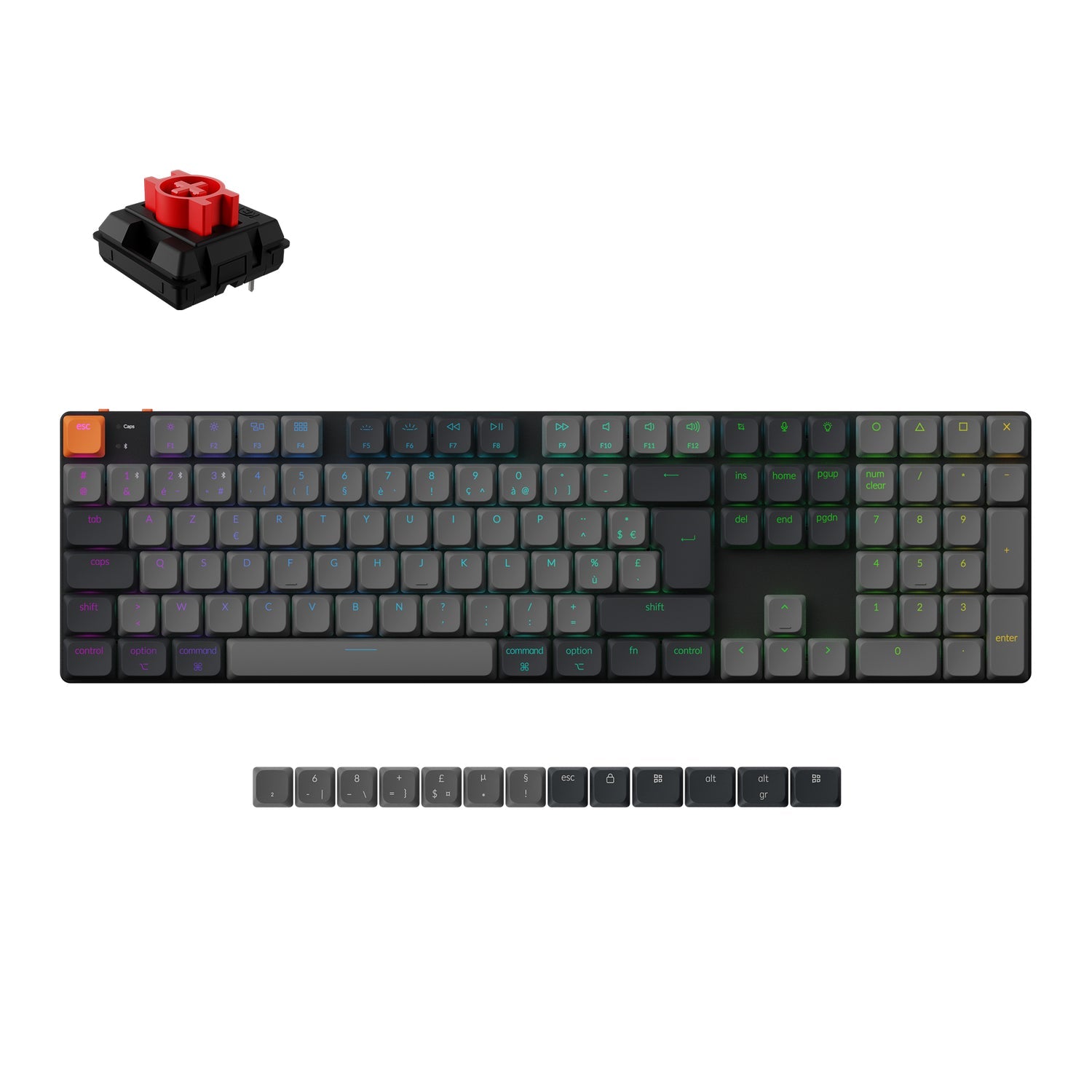 Keychron K5 QMK Wireless Mechanical Keyboard (ISO Layout) - Version 2