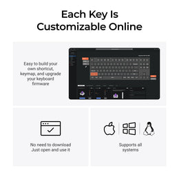 Keychron K8 HE Wireless Magnetic Switch Custom Keyboard (US ANSI Layout)