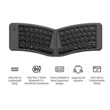 Keychron B11 Pro Ultra-Slim Wireless Foldable Keyboard (US ANSI Layout)