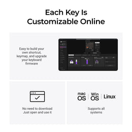 Keychron C0 HE Wired One Handed Magnetic Switch Gaming Keyboard