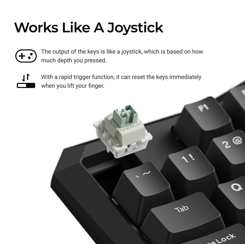 Keychron C0 HE Wired One Handed Magnetic Switch Gaming Keyboard