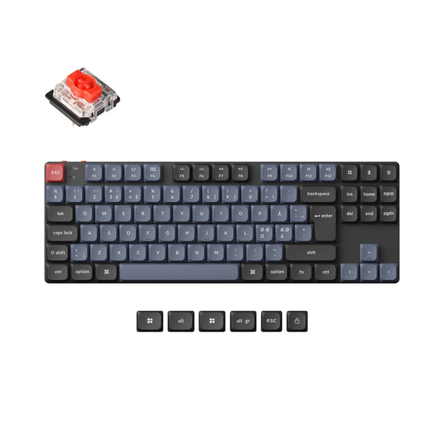 Keychron K1 Pro QMK/VIA Wireless Custom Mechanical Keyboard ISO Layout ...