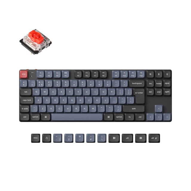 Keychron K1 Pro QMK/VIA Wireless Custom Mechanical Keyboard ISO Layout ...