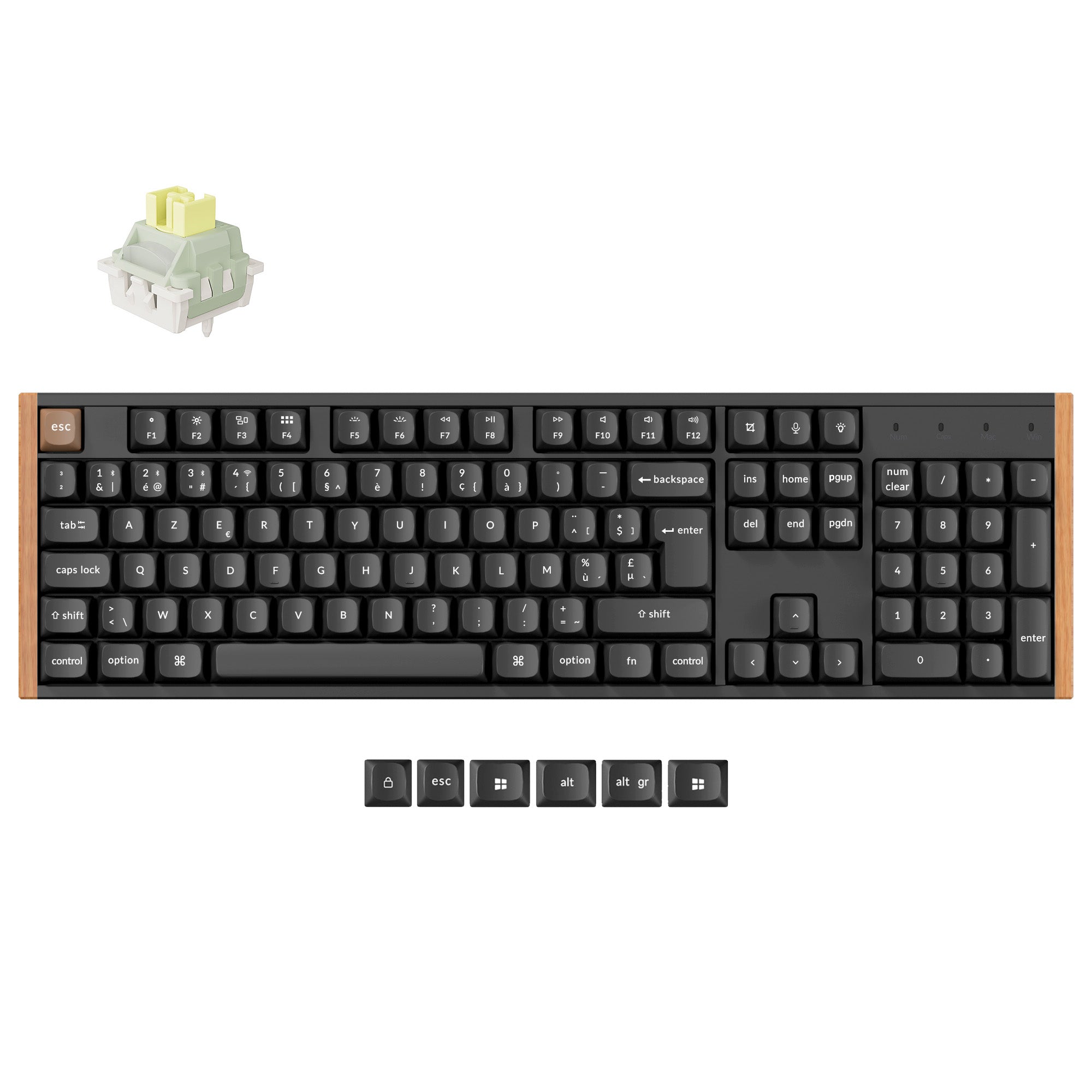 Keychron K10 HE Wireless Magnetic Switch Custom Keyboard ISO Layout Collection