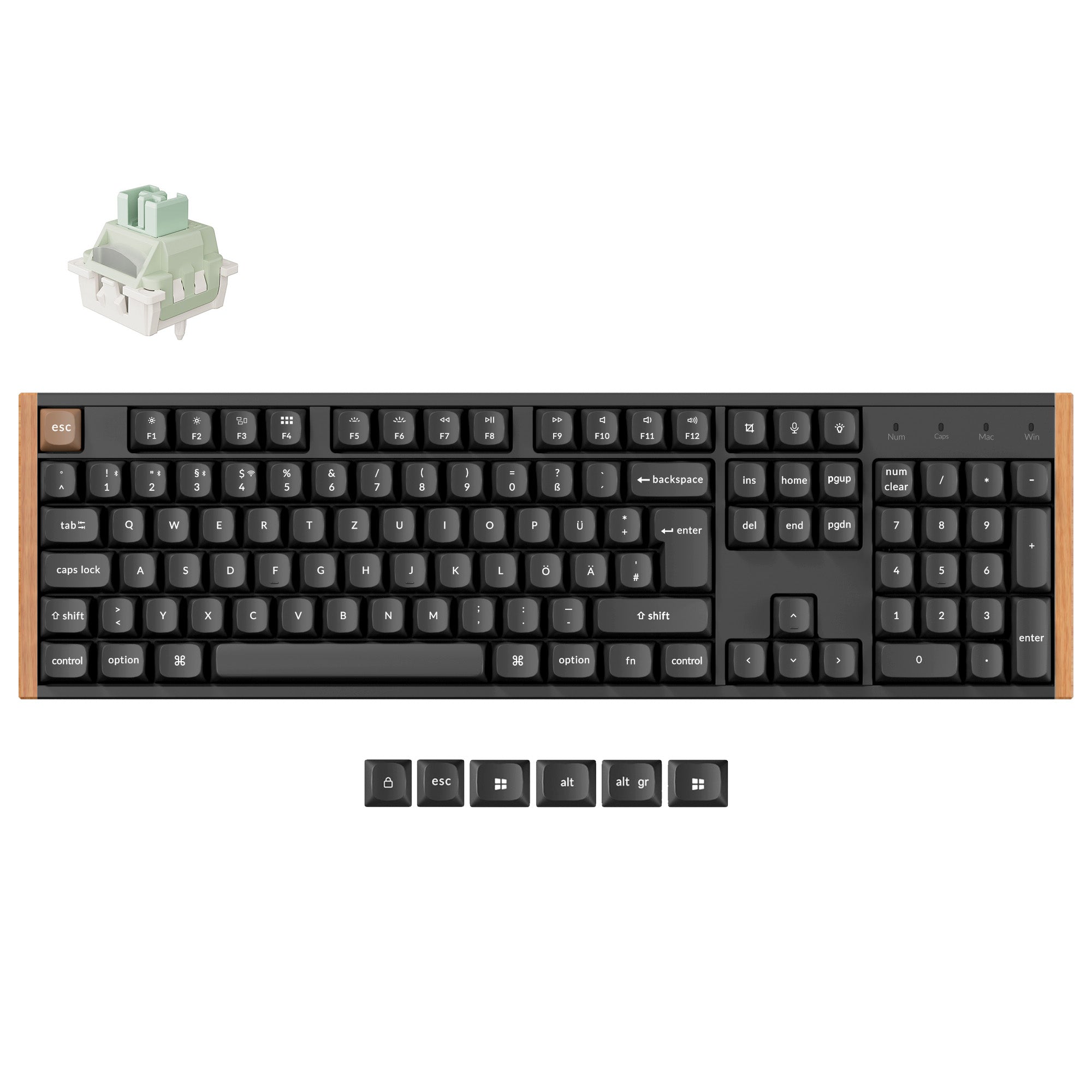 Keychron K10 HE Wireless Magnetic Switch Custom Keyboard ISO Layout Collection