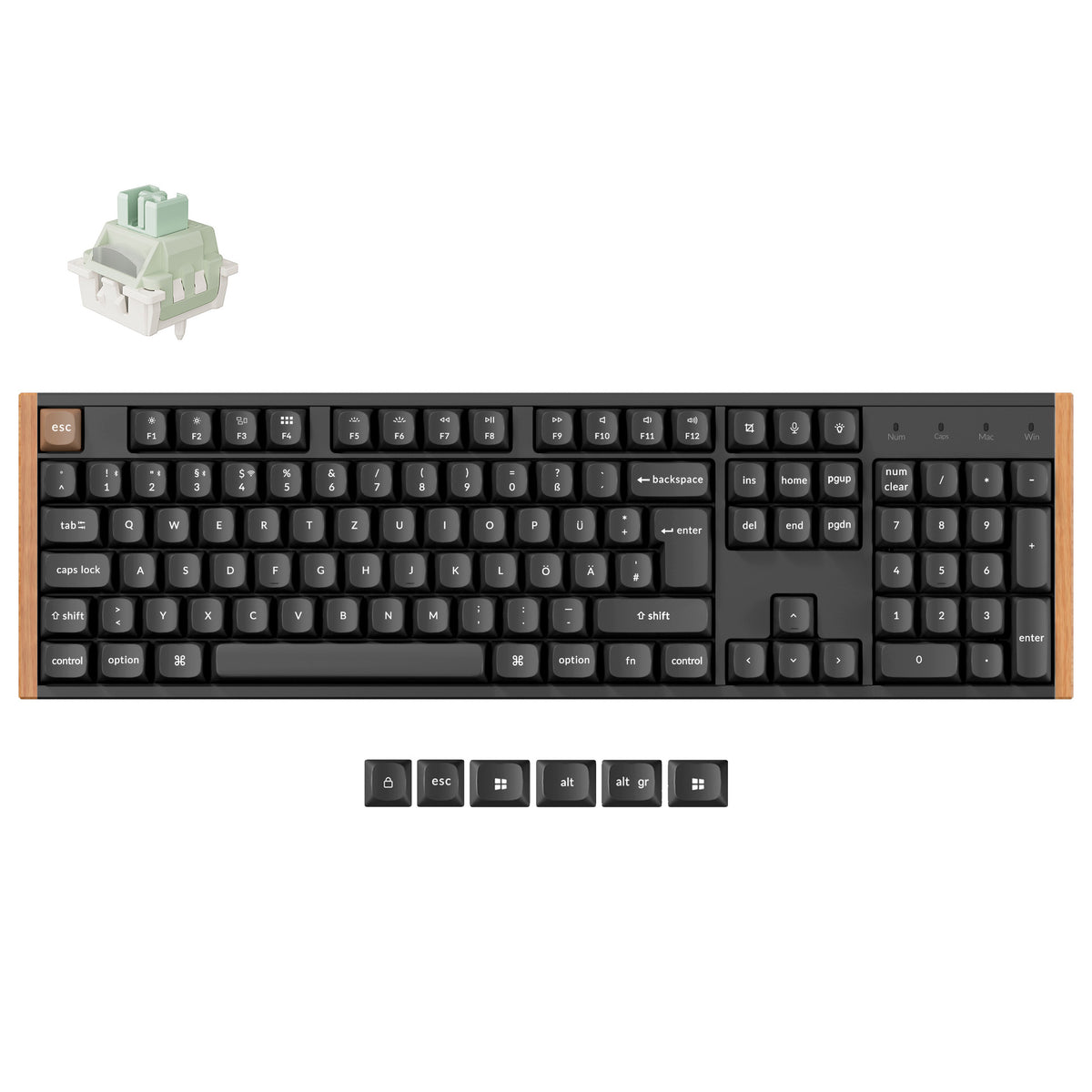 Keychron K10 HE Wireless Magnetic Switch Custom Keyboard ISO Layout Collection